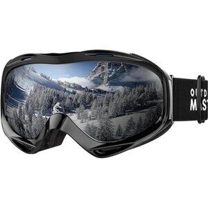 OutdoorMaster OTG Ski Goggles - Over Glasses Ski/Snowboard Goggles for Men